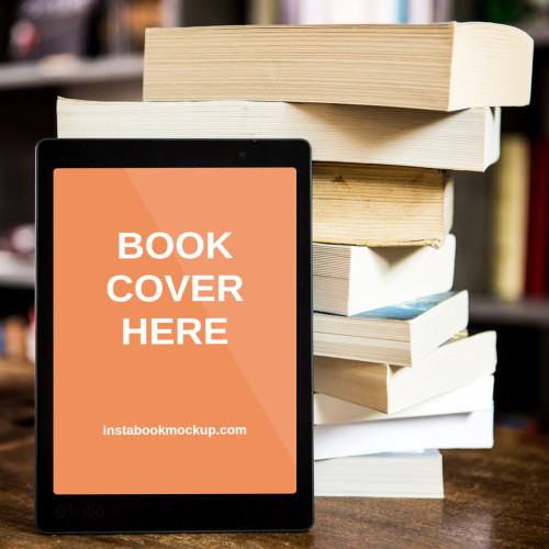 book collection with kindle