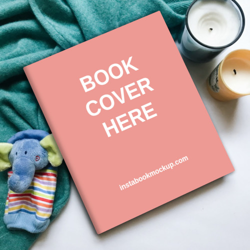 cozy picture book with elephant doll