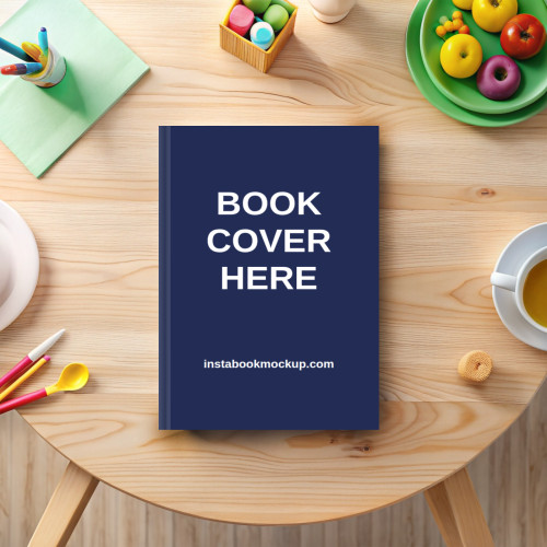 fun book on kiddie table