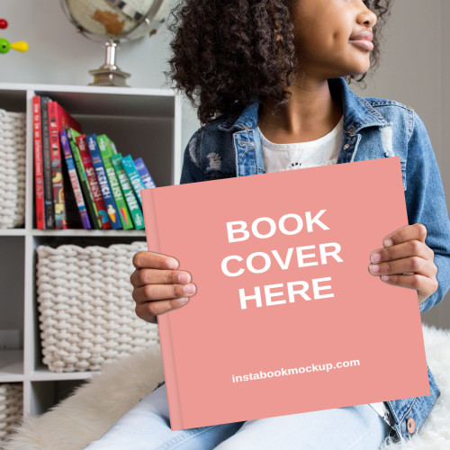 girl holding favorite picture book